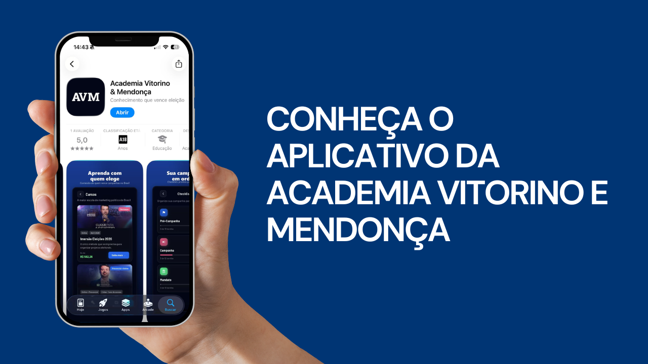 Academia Vitorino & Mendonça lança seu aplicativo de marketing político
