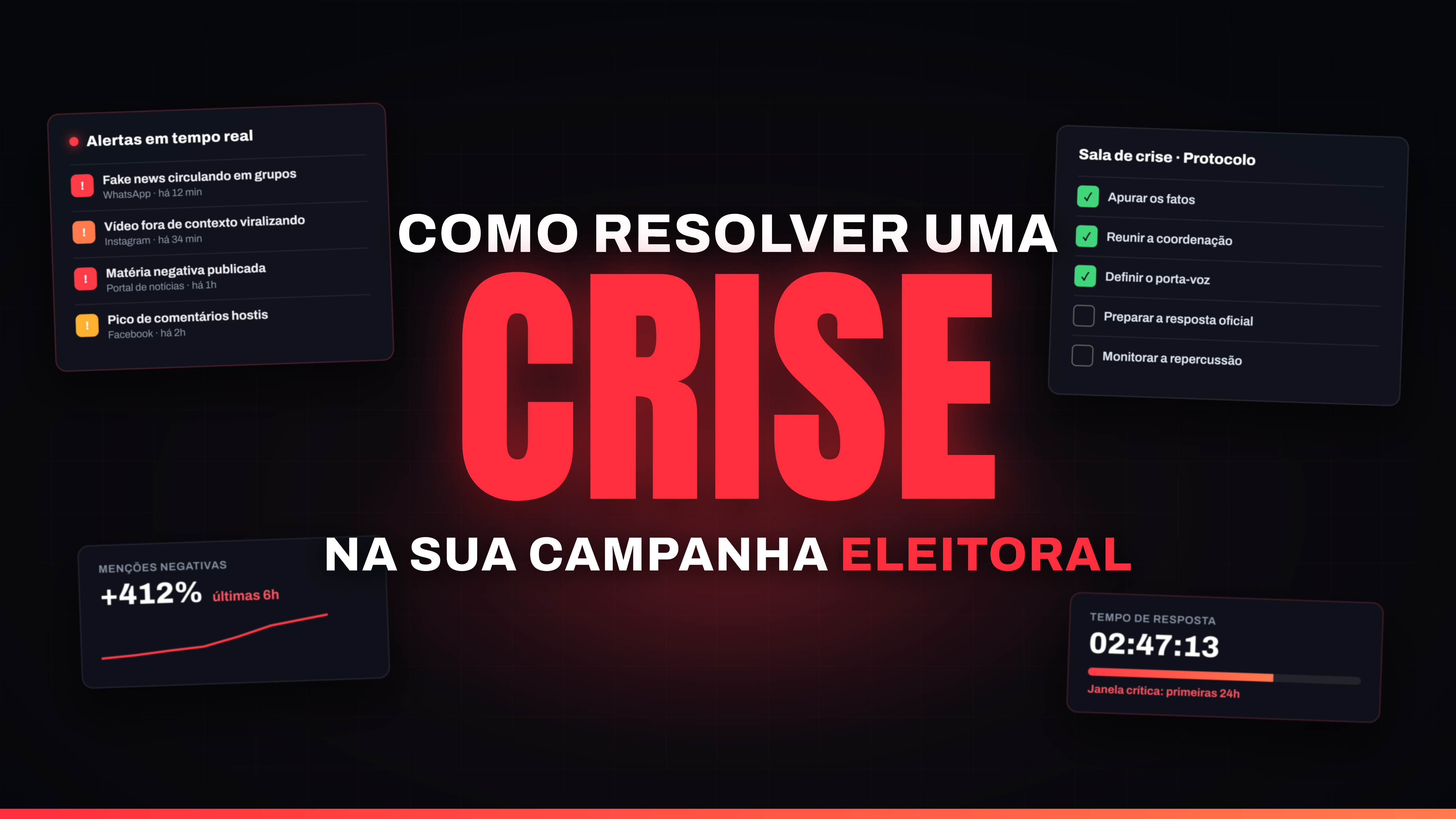 Como resolver uma crise na sua campanha eleitoral